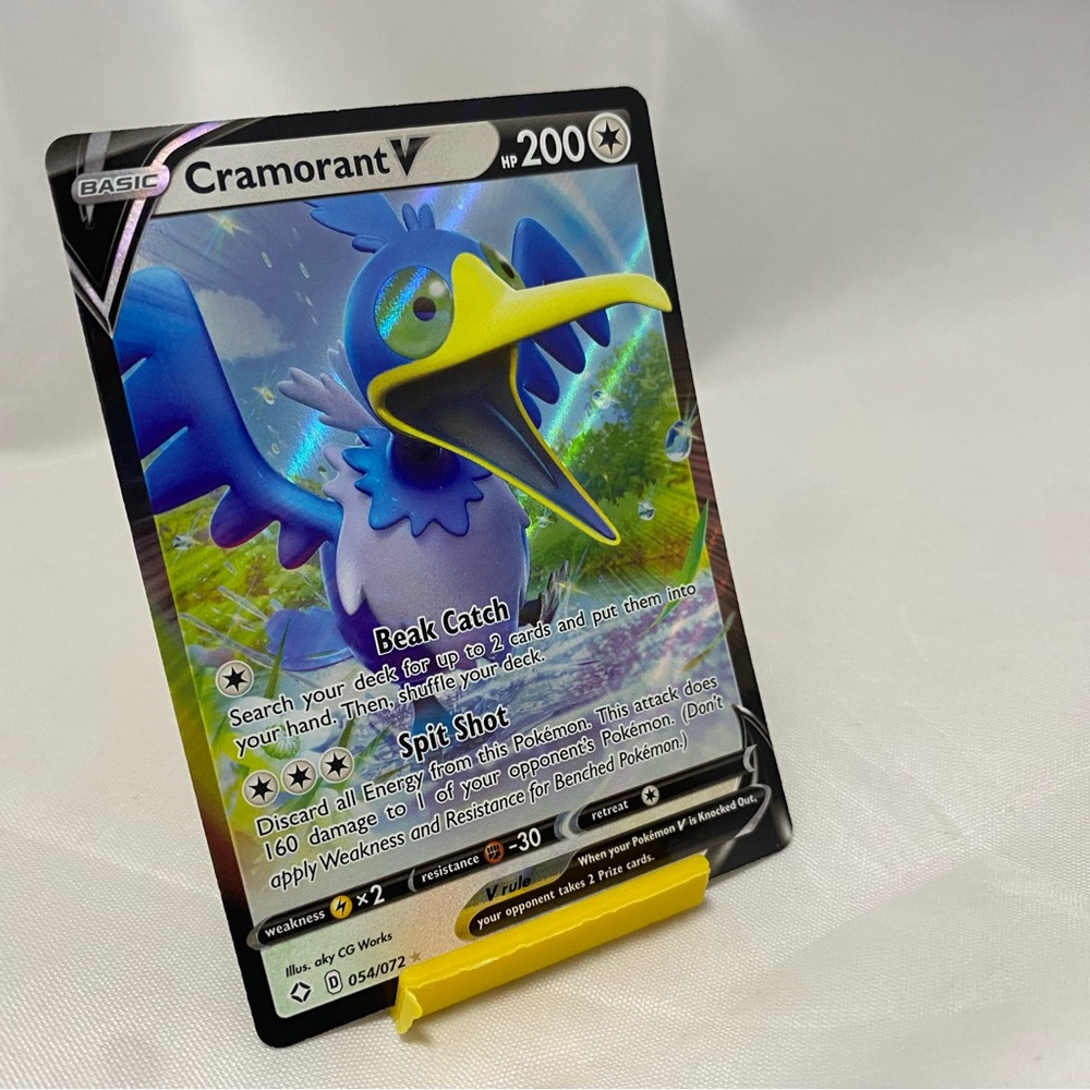 Cramorant V - 054/072 - Pokemon Shining Fates Sword & Shield Ultra Rare Card NM